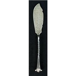 Henry atkin (1851-1870) Sterling silver butter knife - Great Britain, Sheffield (1865) 19.9g
