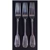 Image 1 : Wilson & Sharp (1859-1884) Sterling silver fork set (x3) - Great Britain, Glasgow (1863) 226.3g