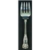 Image 1 : Josiah & James Williams (1854-1874) Sterling silver serving fork - Great Britain, Exeter (1858) Hall