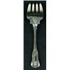 Image 2 : Josiah & James Williams (1854-1874) Sterling silver serving fork - Great Britain, Exeter (1858) Hall