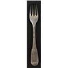 Image 2 : LR (XVIII) Sterling silver fork - 72.9g (Seminary of Nicolet Collection)