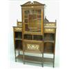 A late Victorian inlaid rosewood chiffonier, inset with ivory inlaid panels depicting Renaissance...