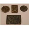 Image 1 : A 16th Century Italian bronze plaquette of Minerva, with Romulus and Remus and a river god, 1.5in...