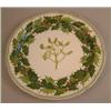 Image 1 : A Victorian Copeland circular serving plate, printed with holly leaves and berries. 16in....