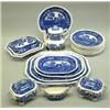 Image 1 : A Copeland Spode 65 piece 'Spode's Tower' patterned dinner service for 12, including four tureens...