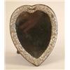 Image 1 : A silver heart shape photograph frame 6.5in....