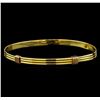 Image 1 : 18KT Yellow Gold Bangle Bracelet