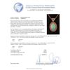 Image 3 : 8.77 ctw Opal and Diamond Pendant With Chain - 14KT Rose Gold