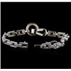 Image 3 : 14KT White Gold 0.72 ctw Diamond Bracelet