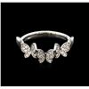 Image 2 : 0.29 ctw Diamond Ring - 14KT White Gold