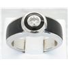 Image 5 : 0.61 ctw Diamond and Black Coral Designer Ring - Platinum