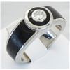 Image 8 : 0.61 ctw Diamond and Black Coral Designer Ring - Platinum