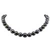 Image 1 : Tahitian Cultured Pearl and Diamond Necklace