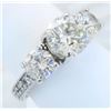 Image 3 : GIA Cert 2.76 ctw Diamond Ring - 14KT White Gold