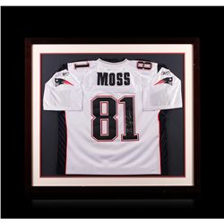 Randy Moss Framed Autographed Jersey