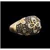 Image 1 : 14KT Yellow Gold 1.09 ctw Brown Diamond Ring