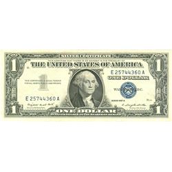 $1 XF/AV Silver Certificate Currency