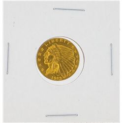 1913 $2.50 BU Indian Head Quarter Eagle Gold Coin