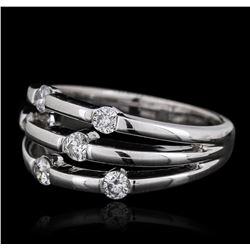 14KT White Gold 0.60 ctw Diamond Ring