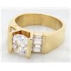 Image 5 : 2.01 ctw Diamond Ring - 18KT Yellow Gold