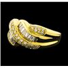 Image 1 : Diamond Ring - 18KT Yellow Gold