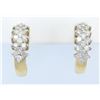 Image 4 : 1.00 ctw Diamond Earrings - 14KT Yellow Gold