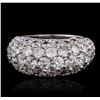 Image 2 : 14KT White Gold 5.34 ctw Diamond Ring