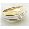 Image 9 : 0.75 ctw Vintage Diamond Ring - 14KT Yellow and White Gold