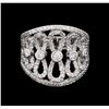 Image 2 : 1.03 ctw Diamond Ring - 14KT White Gold