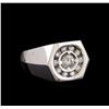 Image 1 : 14KT White Gold 0.64 ctw Diamond Ring