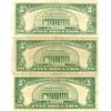 Image 2 : 1963 $5 VG/XF Red Seal Note Lot of 3