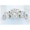 Image 1 : GIA Cert 2.76 ctw Diamond Ring - 14KT White Gold