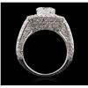 Image 3 : 14KT White Gold 4.38 ctw Diamond Ring