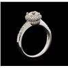 Image 4 : 14KT White Gold 1.41 ctw Diamond Ring