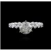 Image 2 : 14KT White Gold 2.71 ctw Diamond Ring