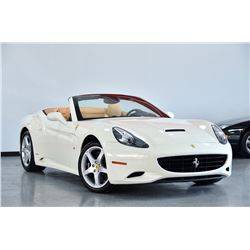 2011 White Ferrari California Base Convertible