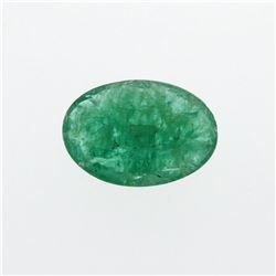 3.45 ct. One Oval Cut Natural Emerald