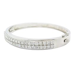 4.00 ctw Diamond Bracelet - 14KT White Gold