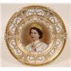 Image 1 : An Aynsley Queen Elizabeth II Commemorative Plate, with gilt decoration  See illustration £30 - 5...