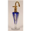 Image 1 : A Baccarat Blue Overlay Glass Atomiser  See illustration £20 - 30...