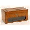 Image 1 : A Victorian Oak Letters Box, with glazed panels, 25.5 cm  See illustration £120 - 140...