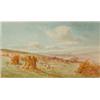 Image 1 : E*** St John, harvesting, watercolour, signed, 27 x 48 cm  See illustration £60 - 100...