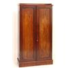 Image 1 : A 19th Century Mahogany Cupboard, the galleried top above a pair of cupboard doors on a plinth ba...