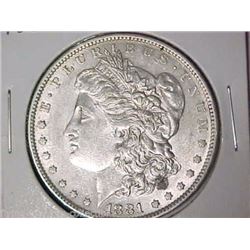 1881-O-Morgan-Silver-Dollar AU-58