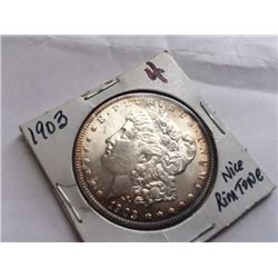 1903 Morgan Silver Dollar Gem BU MS-63