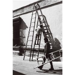 JOSE LUIS NEYRA (Mexican, b. 1930) LAS ESCALERAS (1985) LA ESTACION DE FERROCARRIL (1976) both ti...