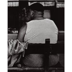 LISETTE MODEL (American, b. Austria, 1901-1983) CIRCUS MAN, NICE BLIND MAN, NICE BLIND MAN signed...