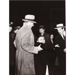 WEEGEE (ARTHUR FELLIG) (American, b. Poland, 1899-1968) untitled 3 different artist’s stamps on v...