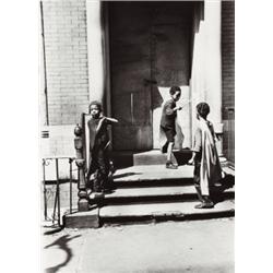 HELEN LEVITT (American, b. 1918) THREE PHOTOGRAPHS: NEW YORK CITY each signed, titled and dated w...