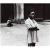 Image 1 : HELEN LEVITT (American, b. 1918) NEW YORK CITY titled, dated and signed in pencil on verso of mou...